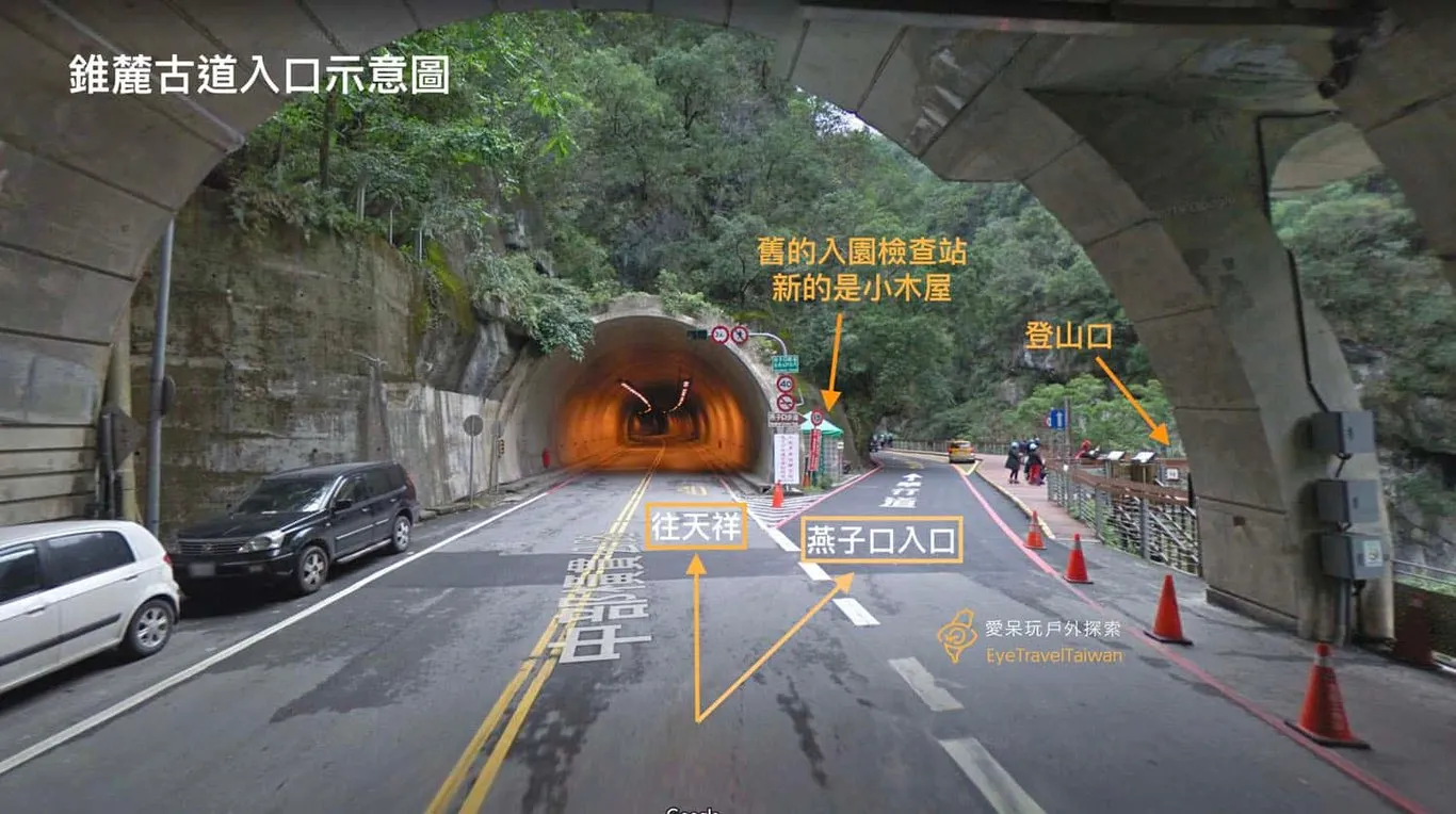 登山口: 入園證身份查核和買票後才會開門讓你進入